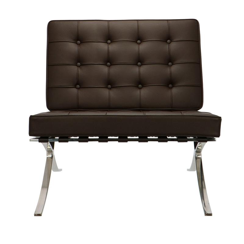 Black - Premium Barcelona Chairs from Luxe Furnishes - Just $425.00! Shop now at Luxe Furnishes