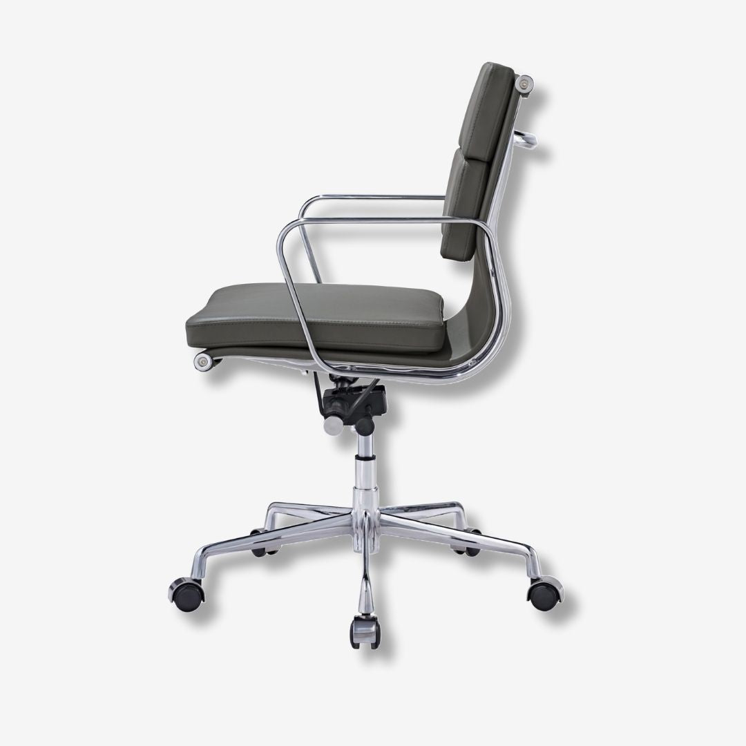 Magical Office Upgrade Eames Soft Pad Chair for Grey Elegance Low Back Chairs - Premium SOFT PAD LOW BACK from Luxe Furnishes - Just $345! Shop now at Luxe Furnishes