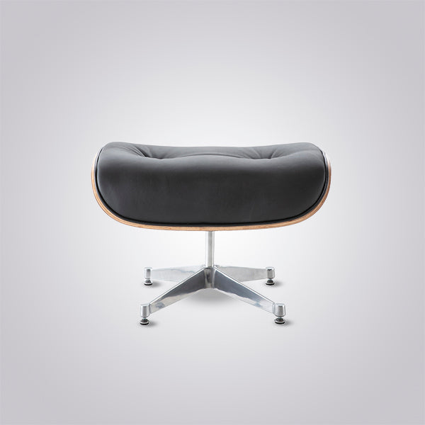 Charles Eames Iconic Lounge Chair & Ottoman in Rosewood and Black