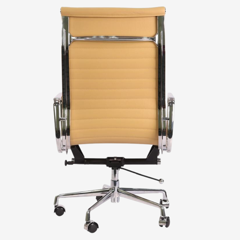 Elegant High Back Office Chair - Ergonomic Seating for Your Home Office - Comfort and Style - Premium Thin Pad Chairs from Luxe Furnishes - Just $325! Shop now at Luxe Furnishes