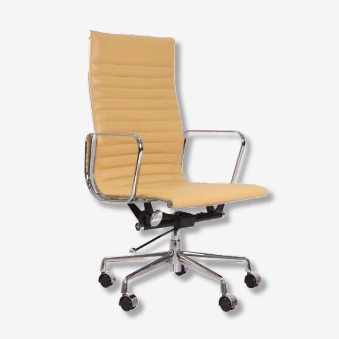 High Back Eames Thin Pad Office Chair - Ergonomic Seating for Productivity - Premium Thin Pad Chairs from Luxe Furnishes - Just $325! Shop now at Luxe Furnishes