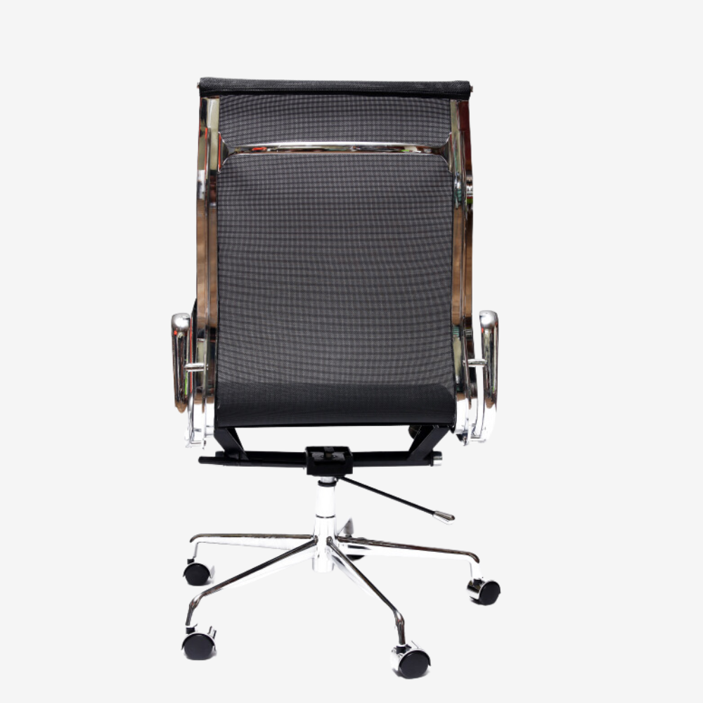 EAMES Style High Back Mesh Chair - Black Edition - Office Comfort - Premium Mesh High Back from Luxe Furnishes - Just $275! Shop now at Luxe Furnishes