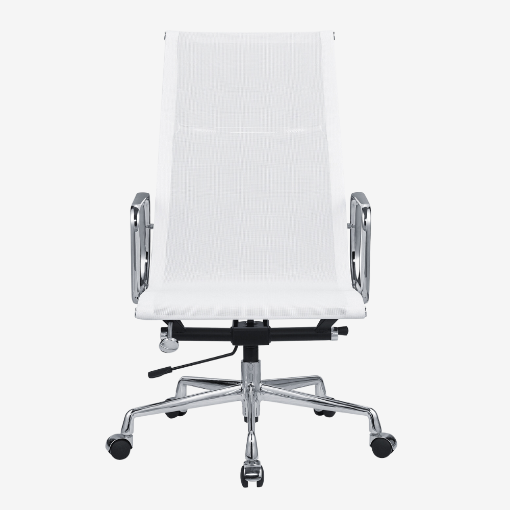 Modern EAMES Style High Back Mesh Chair -  Office Seating White - Premium Mesh High Back from Luxe Furnishes - Just $275! Shop now at Luxe Furnishes