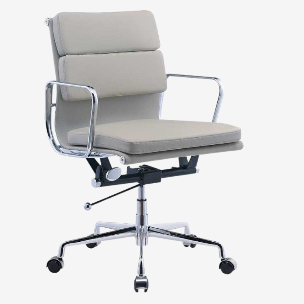 Magical Office Upgrade Eames Soft Pad Chair for Grey Elegance Low Back Chairs - Premium SOFT PAD LOW BACK from Luxe Furnishes - Just $345! Shop now at Luxe Furnishes