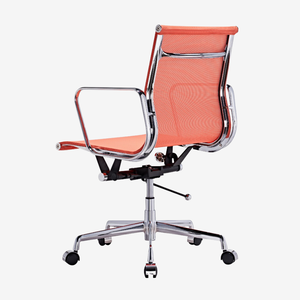 Premium Low Back Eames Mesh Office Chair - Ergonomic Seating in White - Premium Mesh Low Back Chair from Luxe Furnishes - Just $245! Shop now at Luxe Furnishes