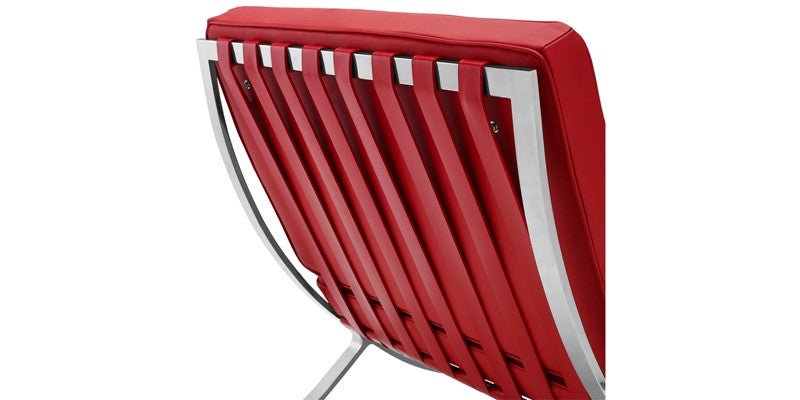 Red - Premium Barcelona Chairs from Luxe Furnishes - Just $645! Shop now at Luxe Furnishes