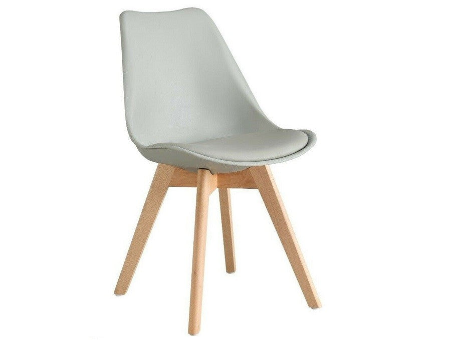 Modern Tulip Dining Chair - Grey - Premium Tulip Chair from Luxe Furnishes - Just $35! Shop now at Luxe Furnishes