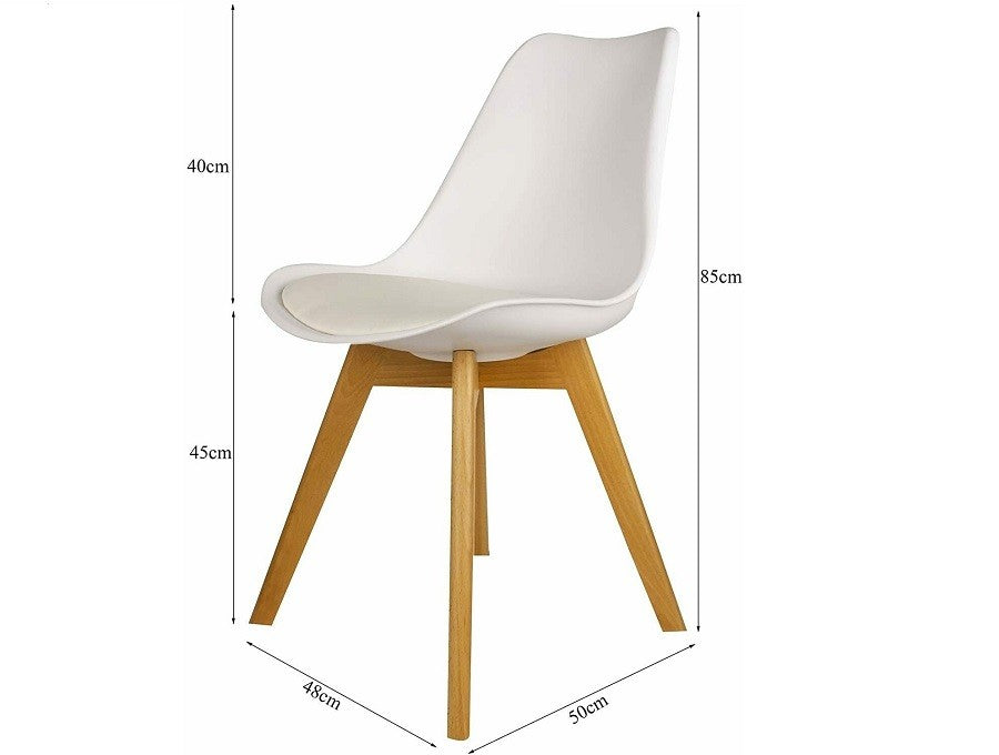 Modern Tulip Dining Chair - Grey - Premium Tulip Chair from Luxe Furnishes - Just $35! Shop now at Luxe Furnishes