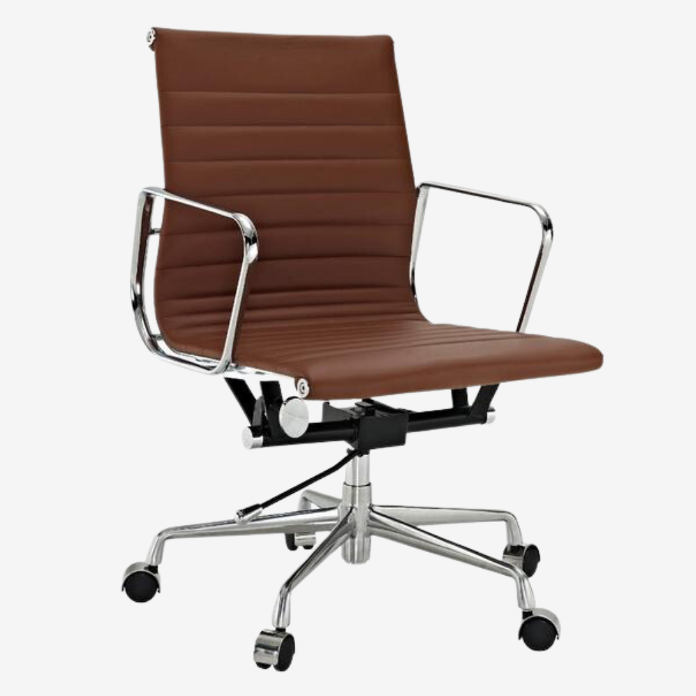 Eames Home Office inspiration Low Back Thin Pad Office Chair - Premium Thin Pad Chairs from Luxe Furnishes - Just $295! Shop now at Luxe Furnishes