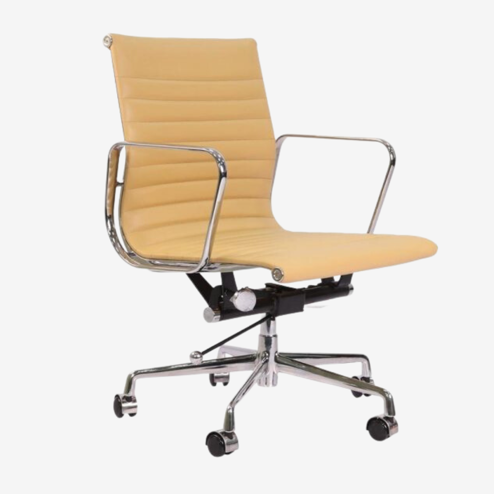 Eames Home Office inspiration Low Back Thin Pad Office Chair - Premium Thin Pad Chairs from Luxe Furnishes - Just $295! Shop now at Luxe Furnishes