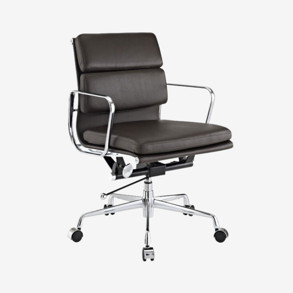 Enchanting Eames Soft Pad Office Chair - Low Back Comfort - Luxe