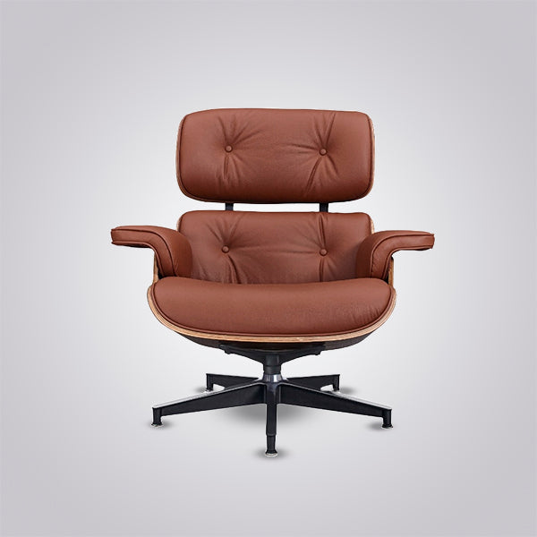 Charles Eames Iconic Lounge Chair & Ottoman in Rosewood and Black