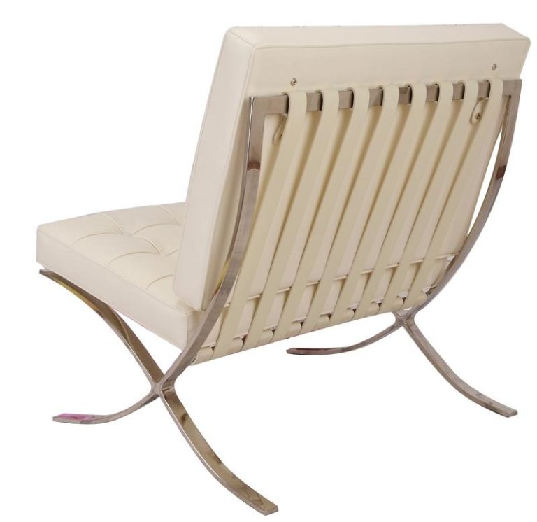 White - Premium Barcelona Chairs from Luxe Furnishes - Just $425! Shop now at Luxe Furnishes