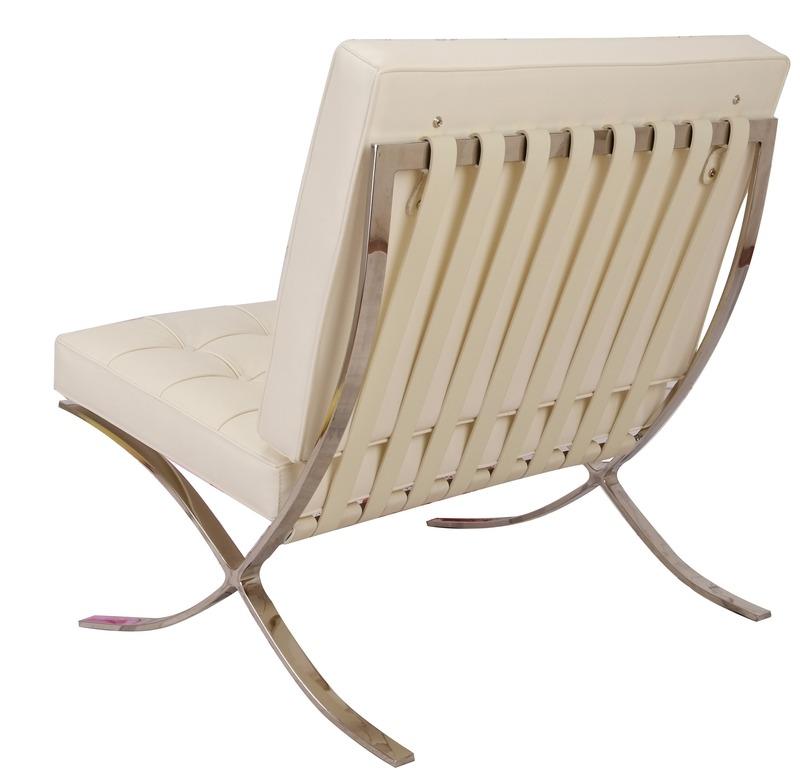White - Premium Barcelona Chairs from Luxe Furnishes - Just $645! Shop now at Luxe Furnishes