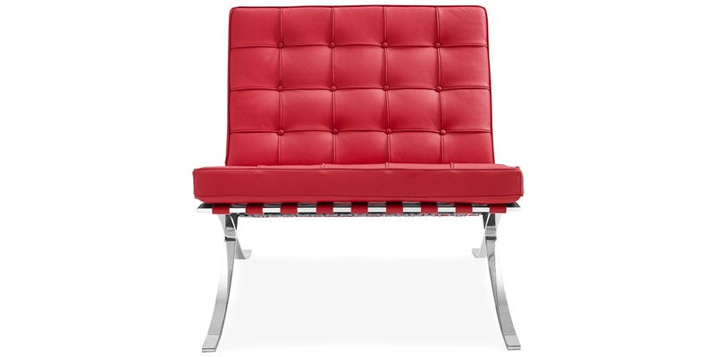 Red - Premium Barcelona Chairs from Luxe Furnishes - Just $645! Shop now at Luxe Furnishes