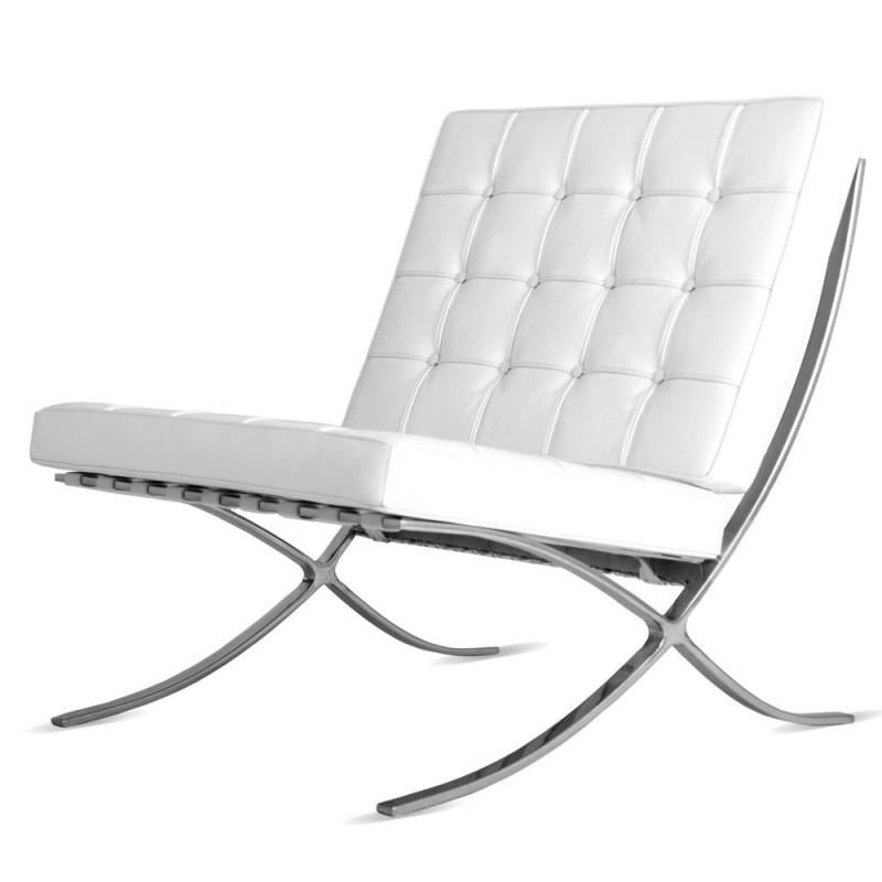 White - Premium Barcelona Chairs from Luxe Furnishes - Just $425! Shop now at Luxe Furnishes