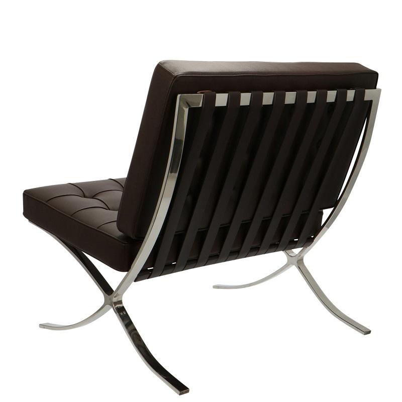 Chocolate Brown - Premium Barcelona Chairs from Luxe Furnishes - Just $645! Shop now at Luxe Furnishes