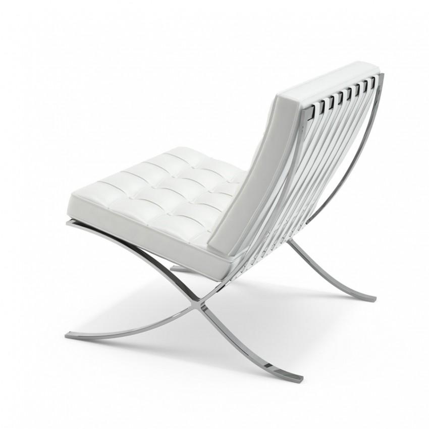 White - Premium Barcelona Chairs from Luxe Furnishes - Just $425! Shop now at Luxe Furnishes